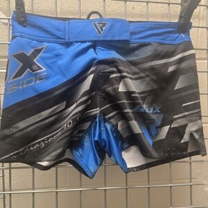 Men's Athletic Shorts - Blue and Black
